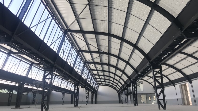 La nova planta de Casals abans de l'arribada de la maquinària