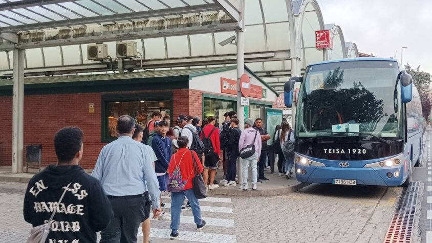 Passatgers desviats en un servei alternatiu