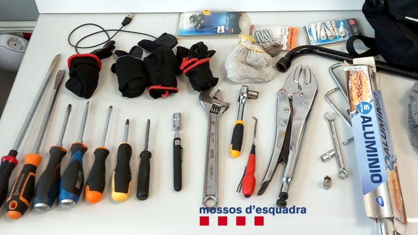 El material incautat