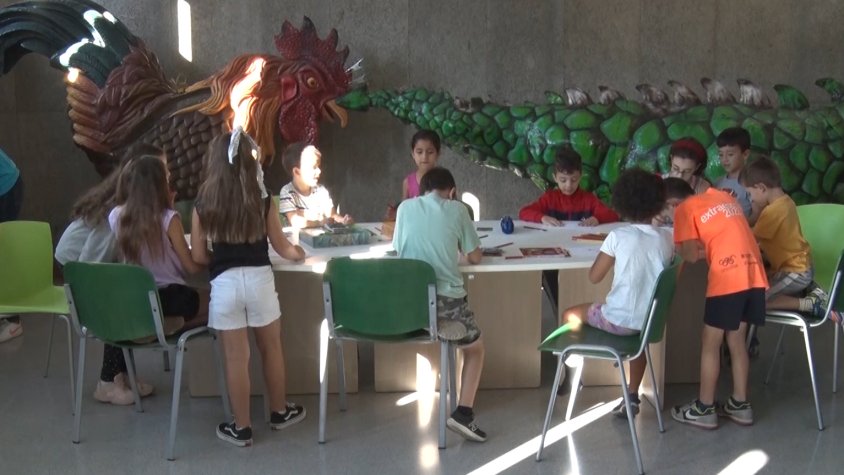 Els nens i nenes, al Casalet del Dissabte