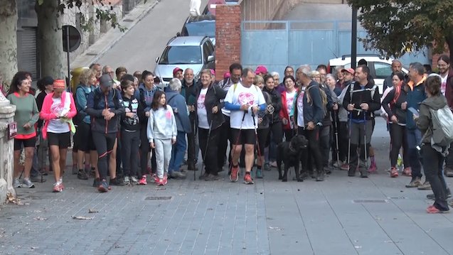 Durant la cursa solidària