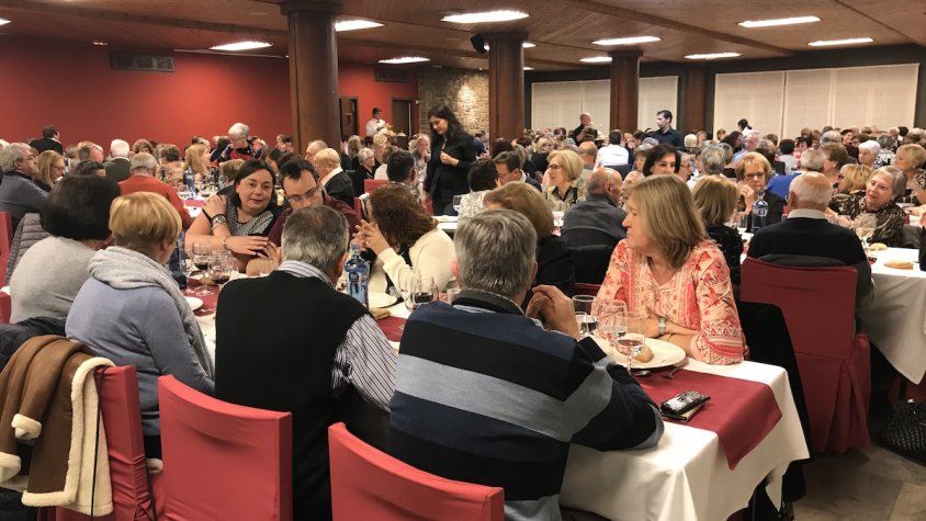 15è sopar de l'Oncolliga, a la Solana del Ter