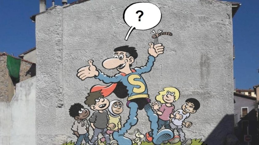 El futur mural que es pintarà a Ripoll