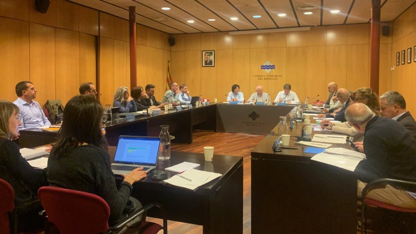 Un moment del ple d'aquest dimarts al CCR