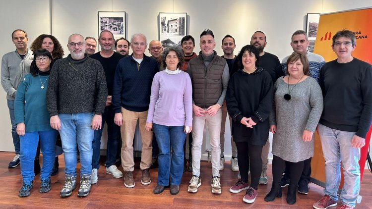 La nova executiva comarcal d'ERC