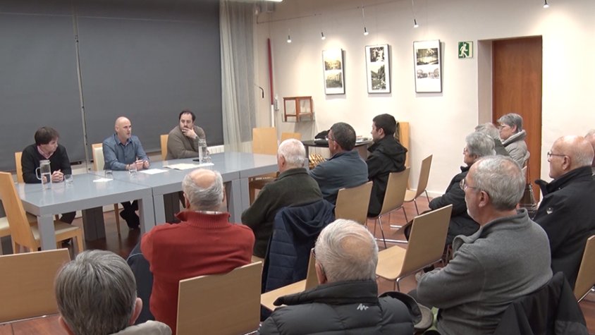 L'acte de presentació a la Sala de Plens del consistori