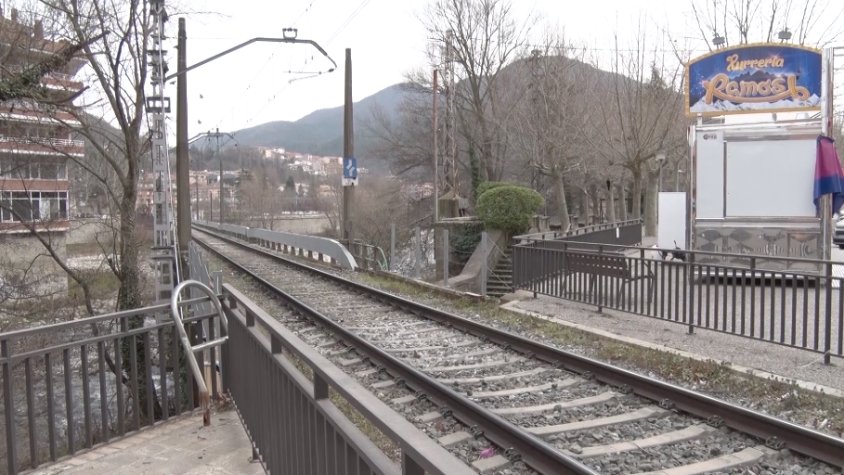Pas a nivell a Ripoll