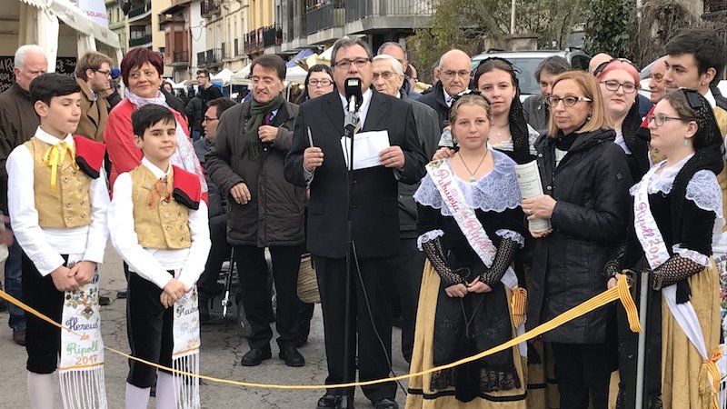 Joan Vilalta era un habitual a les inauguracions de la Fira de les 40 Hores