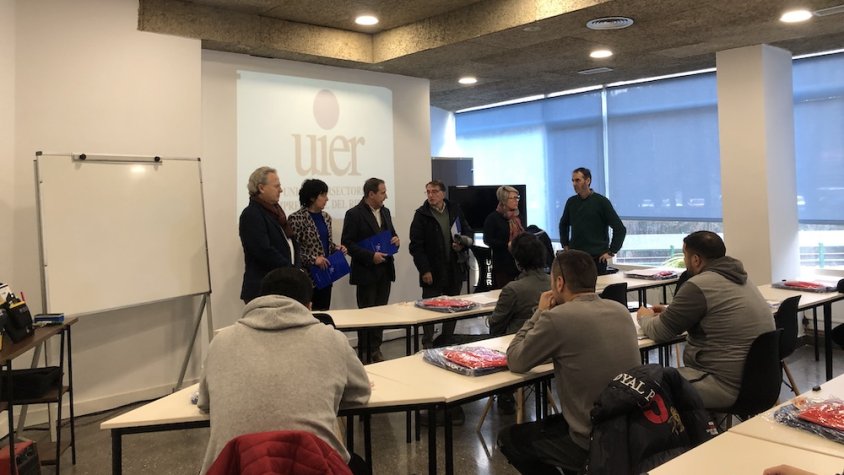 Presentació del nou curs a la UIER amb els alumnes que en formaran part