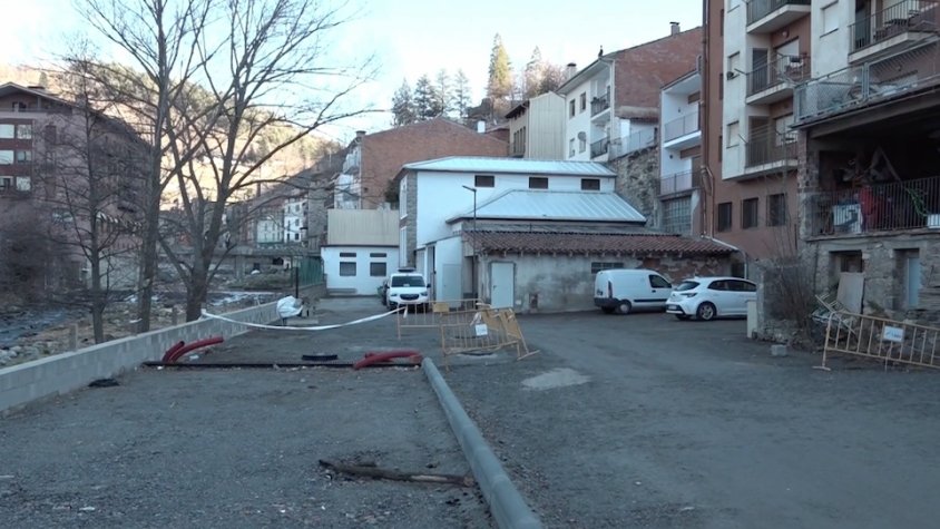 Actuacions a l'exterior de l'escorxador de Camprodon