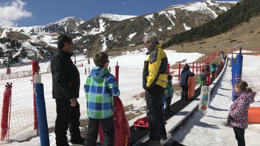 Esquiadors a Vallter 2000