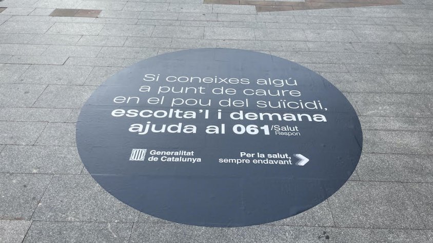 Vinil situat a la plaça Sant Eudald de Ripoll