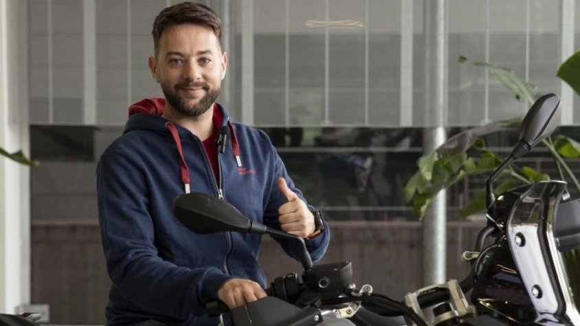 Toni Povedano, amb la seva nova moto