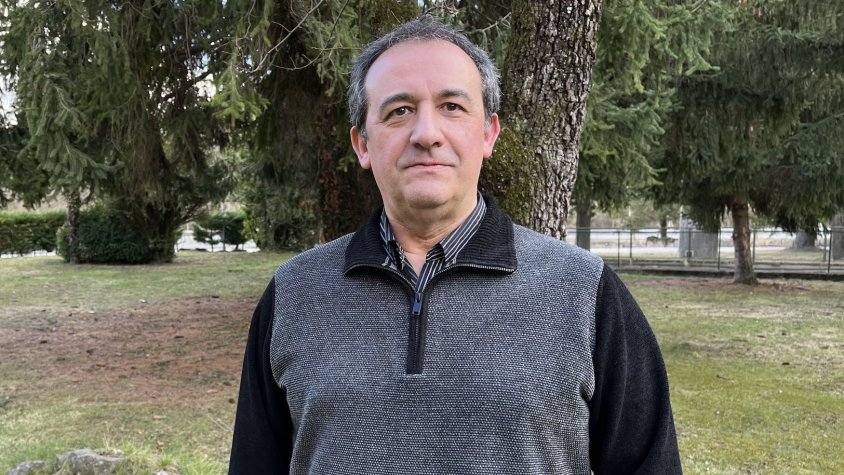 El president d'Òmnium al Ripollès, Jordi Vilarrodà
