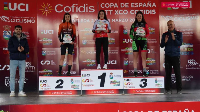 Abril Roma en el podi de la primera prova de la Copa d'Espanya