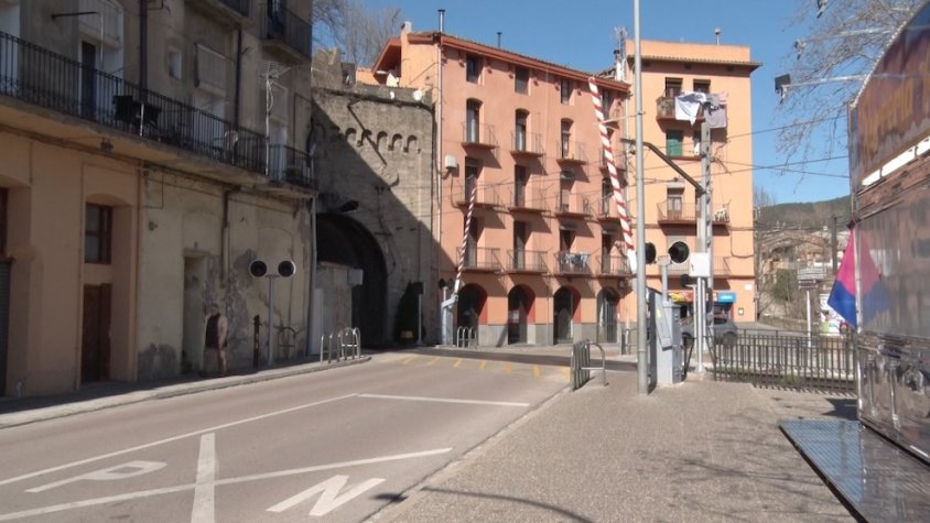 Pas a nivell del Passeig Ragull de Ripoll