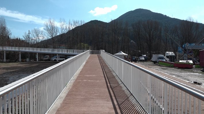 Ripoll estrena la passera del Pont de Calatrava