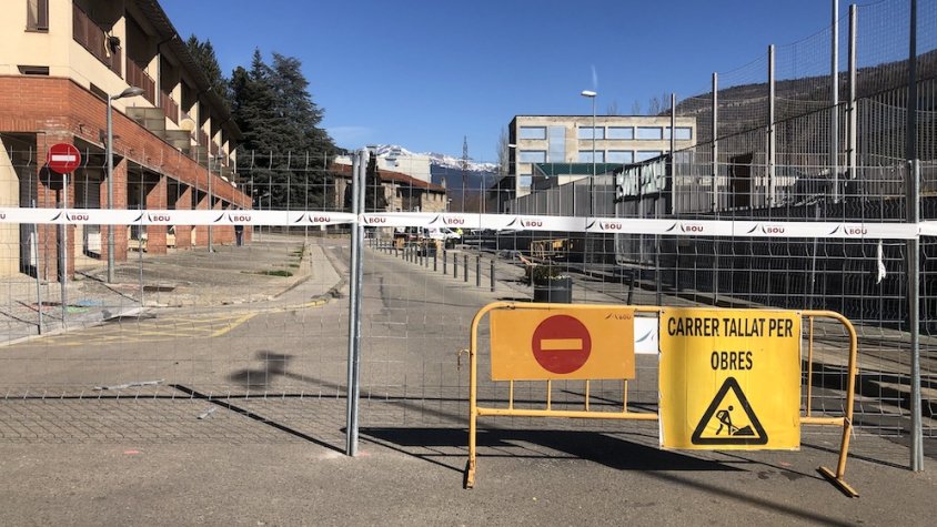 El carrer romandrà tallat durant les obres