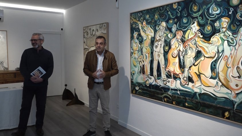Presentació de l'exposició a l'Espai Art 60 de Sant Joan