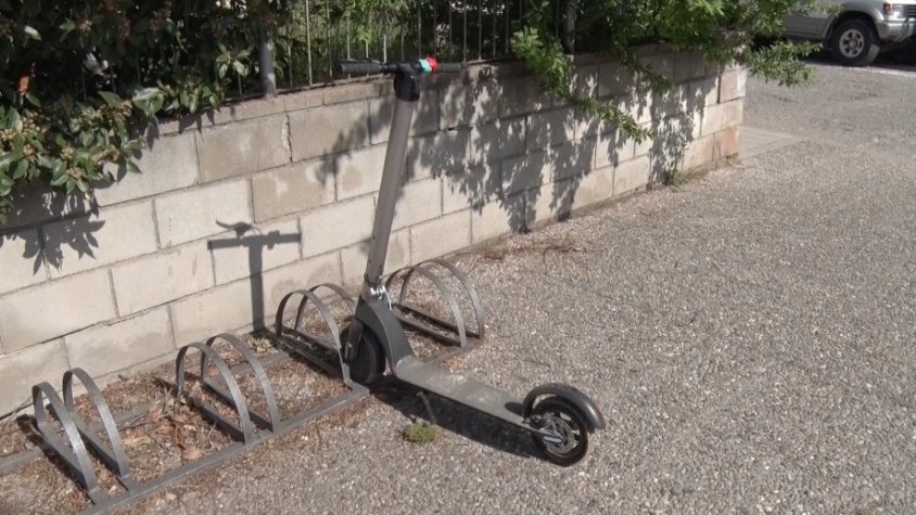 Un dels patinets elèctrics comissats per la Policia Local de Ripoll