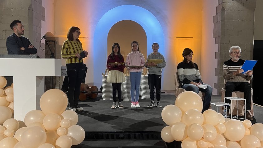 Un moment de l'entrega