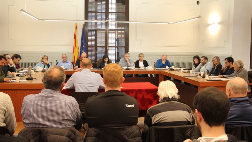 La sessió plenària de l'Ajuntament de Ripoll del mes d'abril