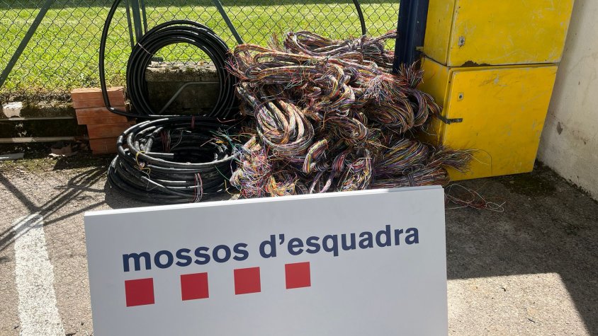 Material intervingut per Mossos d'Esquadra
