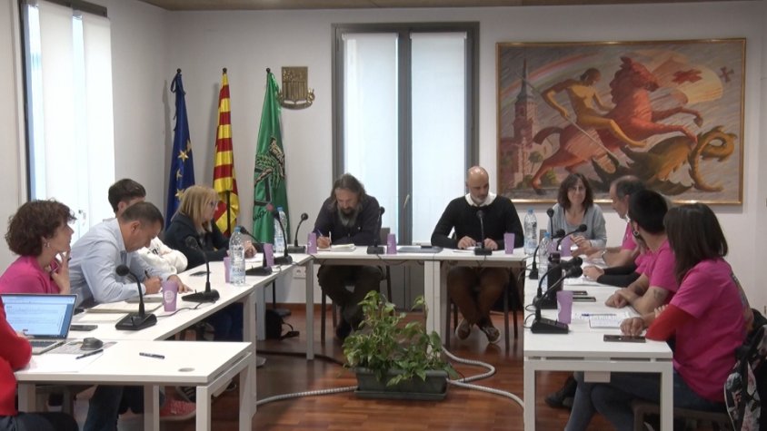 El ple d'aquest mes de maig ha posat sobre la taula diversos temes