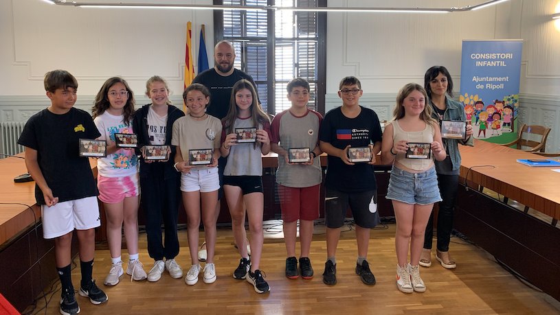 Ripoll celebra l'últim ple del consistori infantil 