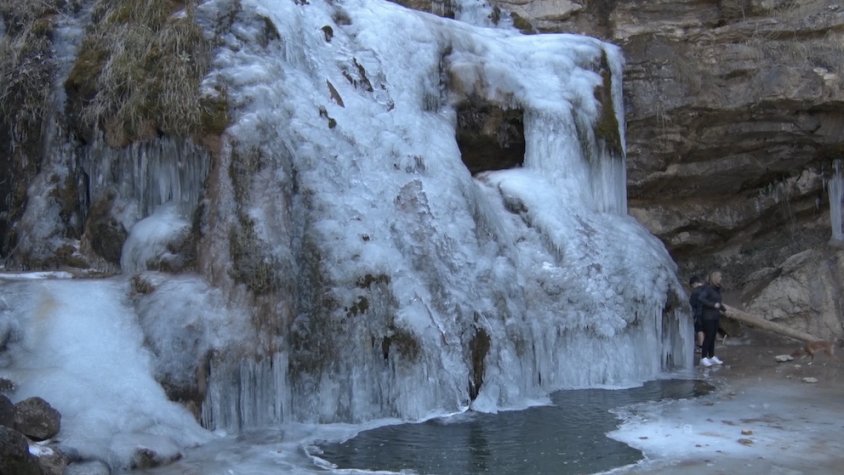 Torrent de la Cabana, a l'hivern
