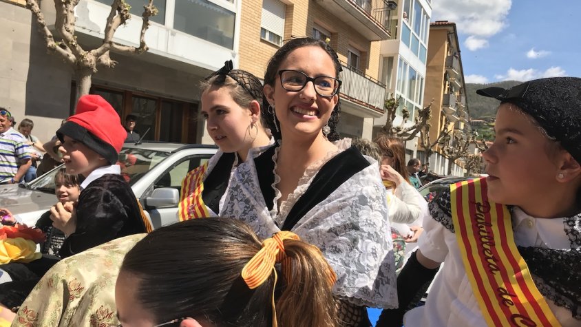 Gal·la Coll és la nova representant de la sardana a Campdevànol