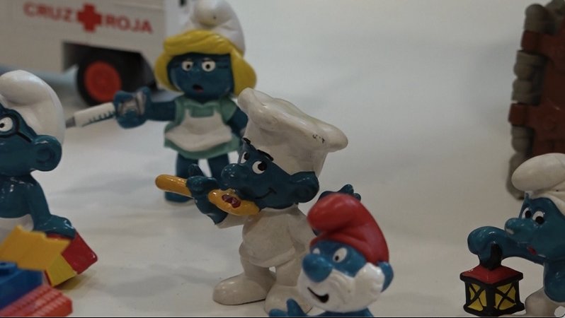 Els Barrufets són algunes de les joguines que es podran veure