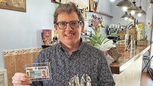 Jordi Bueno, al bar-restaurant Can Pruna de Sant Pau