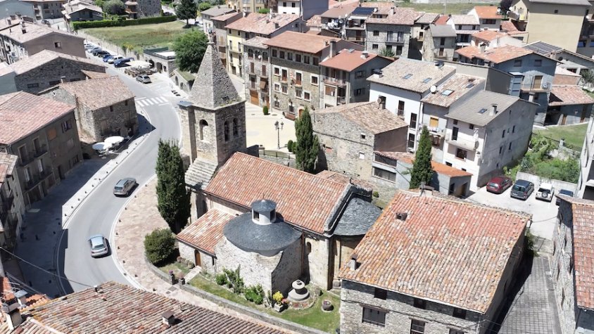 Llanars en vista d'ocell