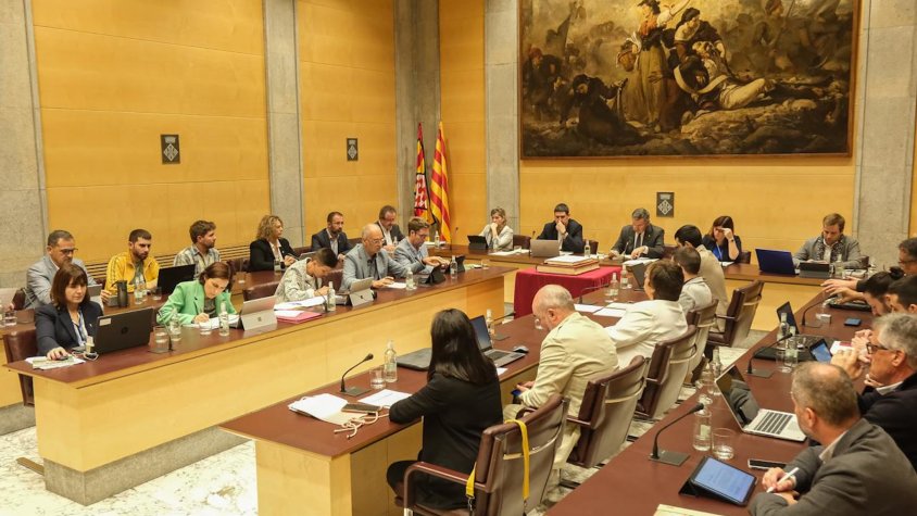 El ple de la diputació de Girona
