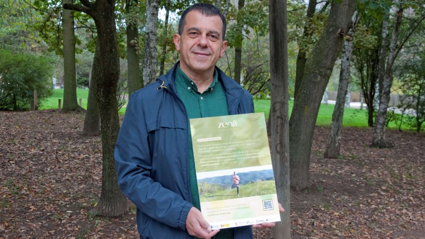 Xavier Capdevila durant la presentació de 'Zenit'