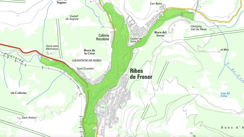 Ribes és un dels municipis amb un índex d'inundabilitat més gran
