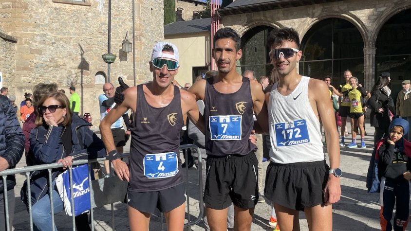 El guanyador de la prova amb el dorsal 7