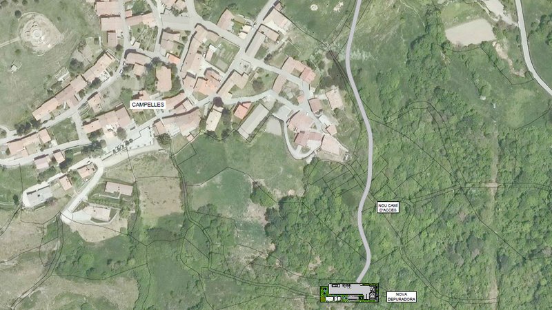 Mapa d'on s'ubicaria la planta