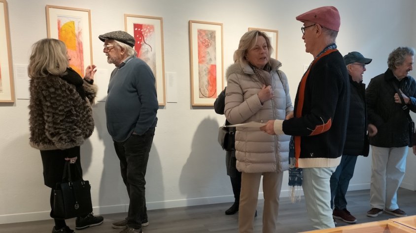 Inauguració de l'exposició 'Eterns' de Sergi Marcos a Sant Joan de les Abadesses