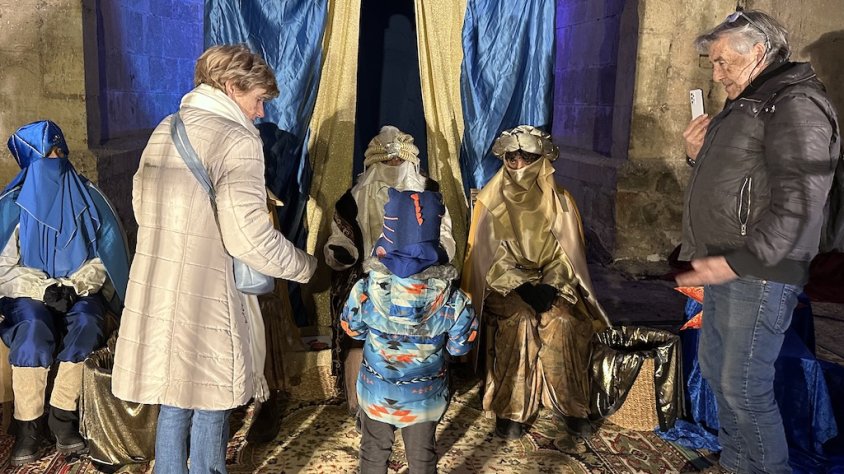 Visita del Patge Reial a Sant Joan I Karolina Ríos