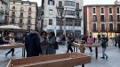 Ripoll acomiada l'any amb una tarda de jocs de fusta