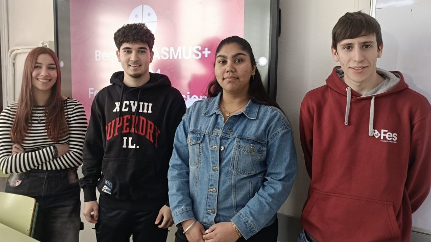 Els primers alumnes de l'institut que van fer estada a Cork l'any passat