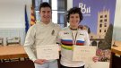 Alba Riera, or, i Eloi Palau, bronze, als Campionats del Món de bici trial