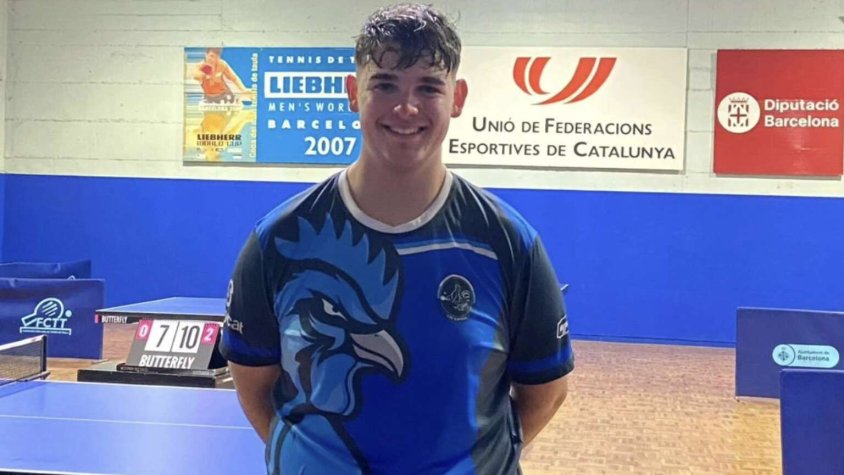 Gerard Romera després de proclamar-se campió