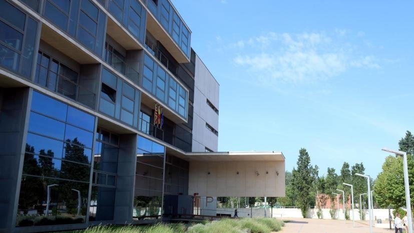 Façana de l'Audiencia de Girona, on s'ha fet el judici pels tocaments a una menor d'edat la nit de Nadal del 2021