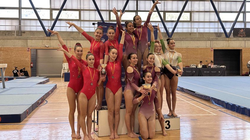 Entrega de premis de la categoria femenina