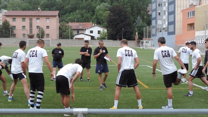 Primer entrenament de pretemporada del CE Abadessenc 2018-2019