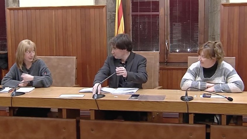 Un moment del ple de Camprodon