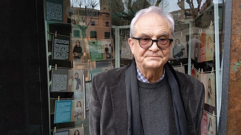 El degà dels exalcaldes signants del manifest, Pere Jordi Piella